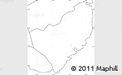 Blank Simple Map of Inarajan, no labels