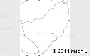Blank Simple Map of Inarajan