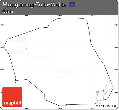 Blank Simple Map of Mongmong-Toto-Maite, cropped outside, no labels