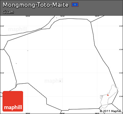 Blank Simple Map of Mongmong-Toto-Maite, no labels