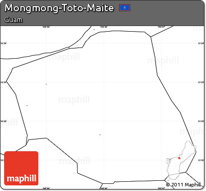 Blank Simple Map of Mongmong-Toto-Maite, no labels