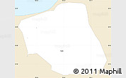Classic Style Simple Map of Mongmong-Toto-Maite, single color outside