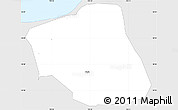 Silver Style Simple Map of Mongmong-Toto-Maite, single color outside