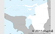 Gray Simple Map of Piti