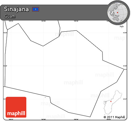 Blank Simple Map of Sinajana