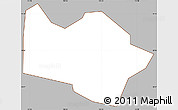 Gray Simple Map of Sinajana, cropped outside