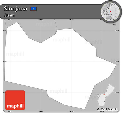 Gray Simple Map of Sinajana