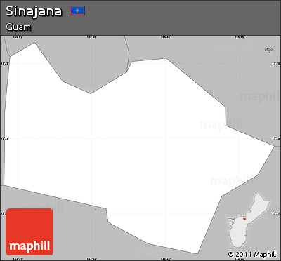 Gray Simple Map of Sinajana