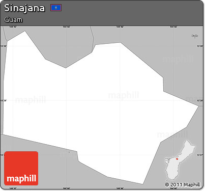 Gray Simple Map of Sinajana