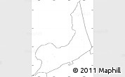Blank Simple Map of Tamuning, no labels