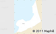 Classic Style Simple Map of Tamuning, single color outside