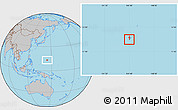 Gray Location Map of Umatac