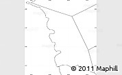 Blank Simple Map of Umatac, no labels