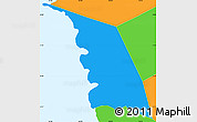 Political Simple Map of Umatac