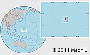 Gray Location Map of Yona