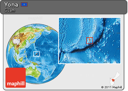 Physical Location Map of Yona