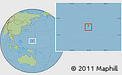 Savanna Style Location Map of Yona, highlighted country, within the entire country