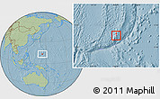 Savanna Style Location Map of Yona, highlighted country, hill shading