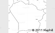 Blank Simple Map of Yona