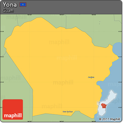 Savanna Style Simple Map of Yona