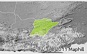 Physical 3D Map of Chahal, desaturated