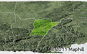 Satellite 3D Map of Chahal, semi-desaturated