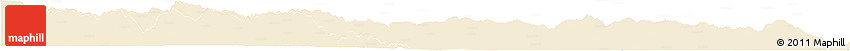 Classic Style Horizon Map of Chahal, single color outside