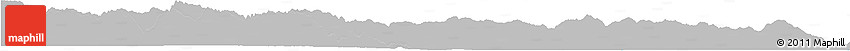 Gray Horizon Map of Chahal, single color outside