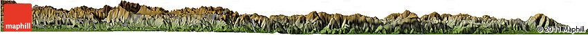 Physical Horizon Map of Chahal, darken