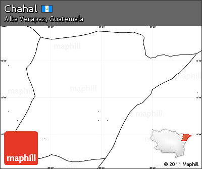 Blank Simple Map of Chahal, no labels