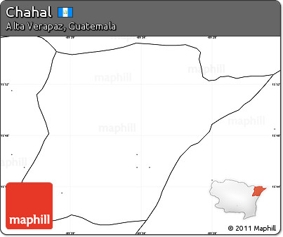 Blank Simple Map of Chahal, no labels