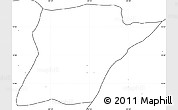 Blank Simple Map of Chahal, no labels