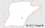 Classic Style Simple Map of Chahal, cropped outside