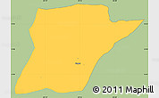 Savanna Style Simple Map of Chahal, single color outside
