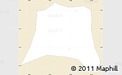 Classic Style Simple Map of Acatenango, single color outside
