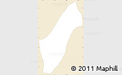 Classic Style Simple Map of El Tejar, single color outside