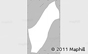 Gray Simple Map of El Tejar
