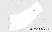 Silver Style Simple Map of Sta Cruz Balanya