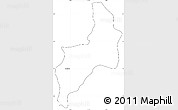 Blank Simple Map of Esquipulas, cropped outside