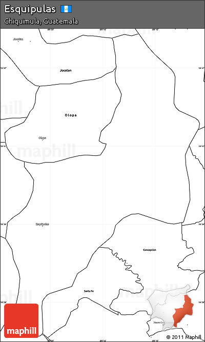 Blank Simple Map of Esquipulas