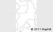 Blank Simple Map of Esquipulas, no labels