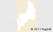 Classic Style Simple Map of Esquipulas, single color outside