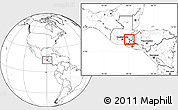 Blank Location Map of Ipala, highlighted parent region