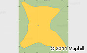 Savanna Style Simple Map of Ipala