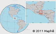 Gray Location Map of Jocotan