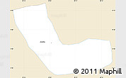 Classic Style Simple Map of Jocotan, single color outside