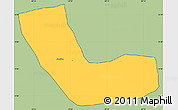 Savanna Style Simple Map of Jocotan, cropped outside