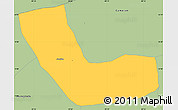 Savanna Style Simple Map of Jocotan