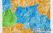 Political Shades Map of Chiquimula