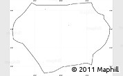 Blank Simple Map of Quezaltepeque, cropped outside, no labels